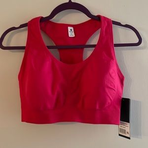 NWT Red/Pink Sports bra size XL